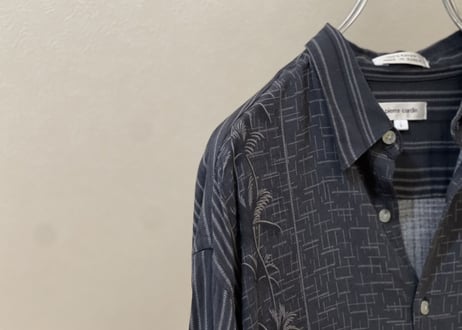 pierre cardin over size rayon shirt