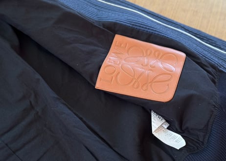loewe anagram logo tassel jacket dead stock