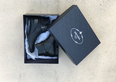 2020ss prada leather boots dead stock 6