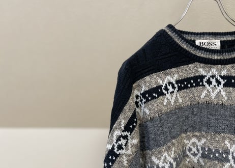 90s hugo boss knit