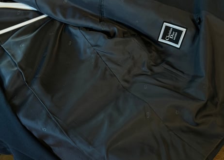 dior double set up suit