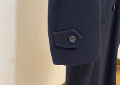 80-90s made in Austria alpaca wool double polo coat