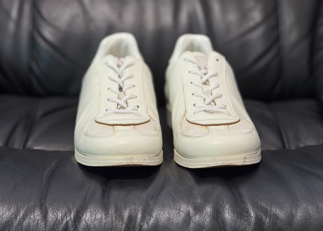 foot the coacher leather dress german trainer