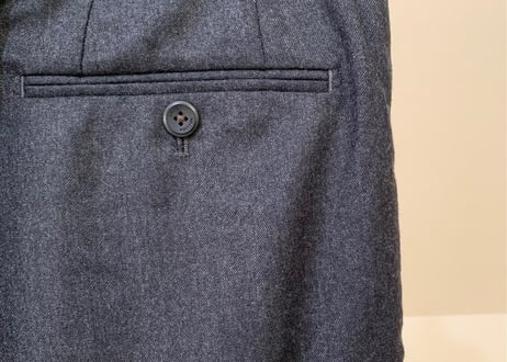 louis vuitton trousers dark gray