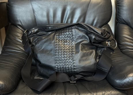 bottega veneta Intrecciato leather shoulder bag