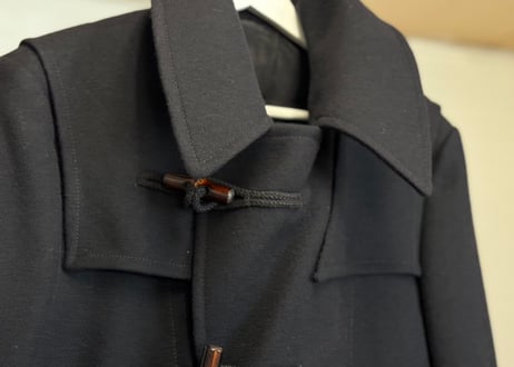 gucci design duffel coat dead stock