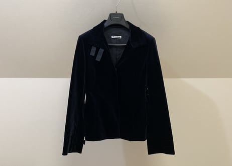 jil sander velour jacket