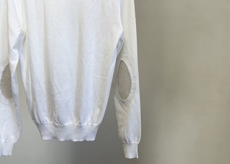2019ss maison margiela elbow patch knit dead stock