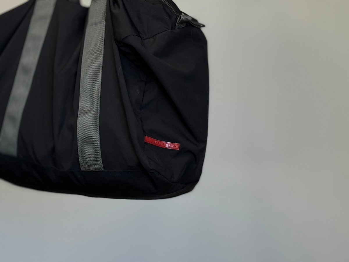 90-00s prada sports nylon bag black | weekend t 90-00s prada sports nylon bag black | weekend t