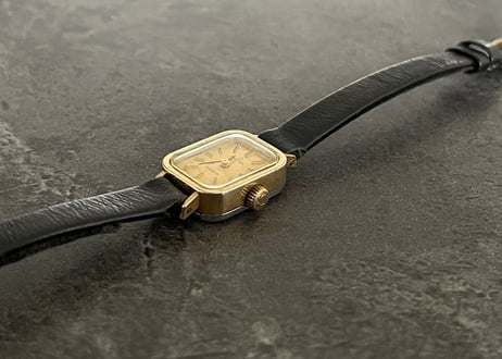vintage omega "Genève" mechanical watch rectangular