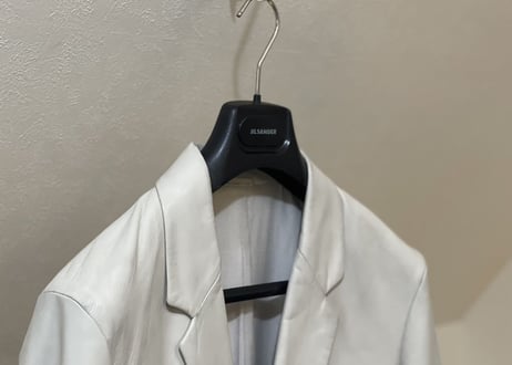jilsander by rafsimons leather jacket
