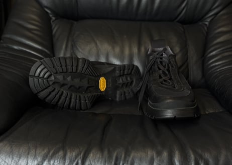 prada leather shose