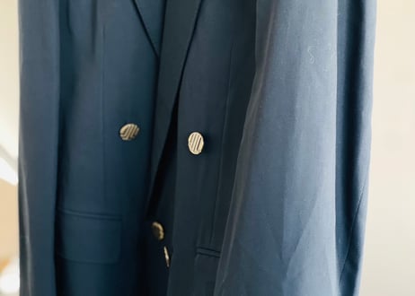 lanvin double green set up suit