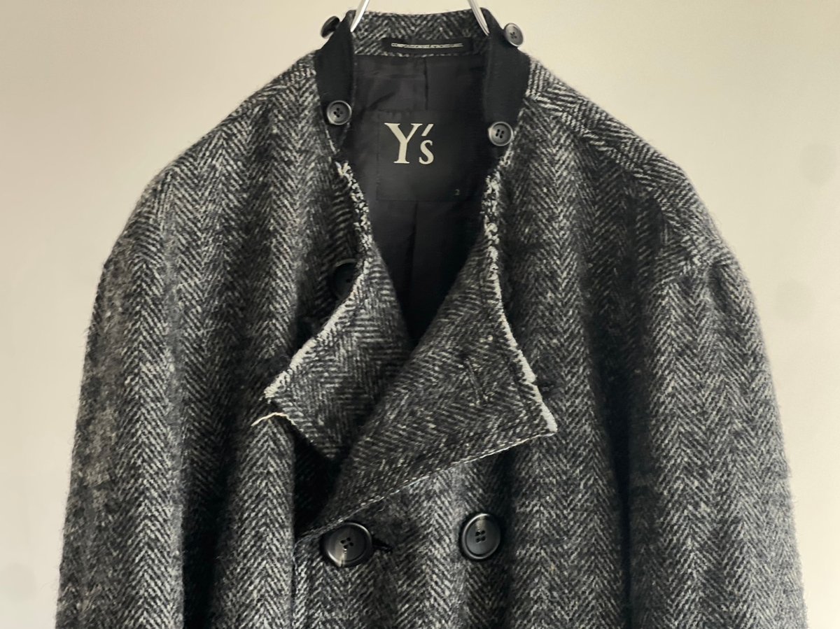 タグ付き ヨウジヤマモト 24SS LOOK2 ツイードコート 3 タグ付き ヨウジヤマモト 24SS LOOK2 ツイードコート 3