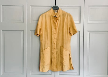 hermes linen shirt jacket