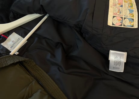 vintage moncler down jacket "白タグ"