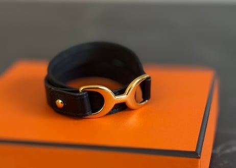 hermes leather bracelet