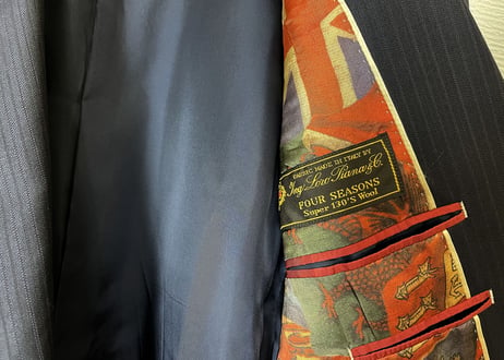 paul smith loro piana super130s three-piece set up suit