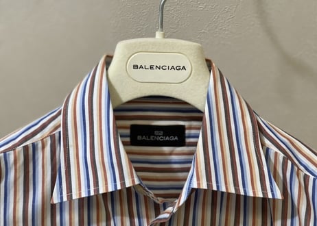 balenciaga multi stripe shirt