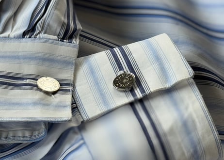 hermes serie button shirt stripe