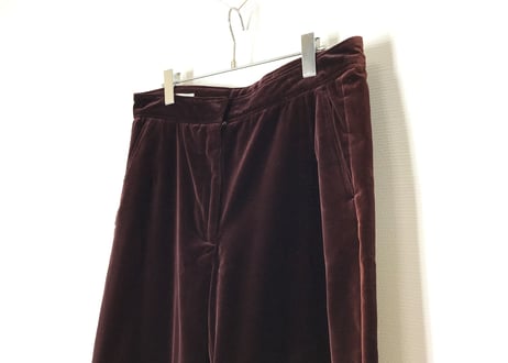 2019aw dries van noten velour wide pants 42