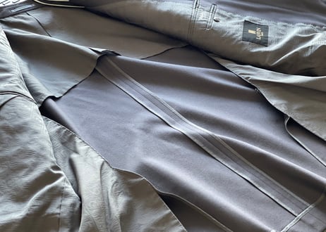 lanvin double purple set up suit