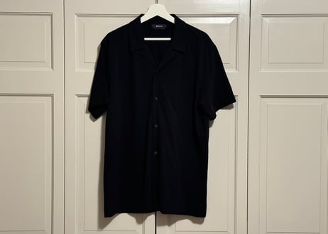 ermenegildo zegna open collar shirt