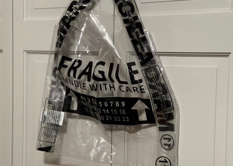 maison margiela clear bag