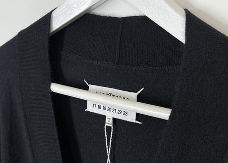 2019ss maison margiela cashmere over size cardigan black dead stock