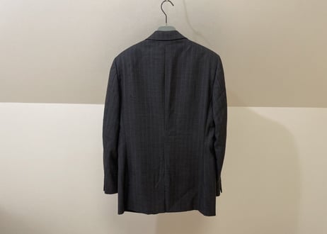 hermes stripe tailored jacket