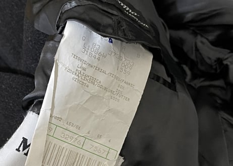 80-90s missoni chesterfield coat