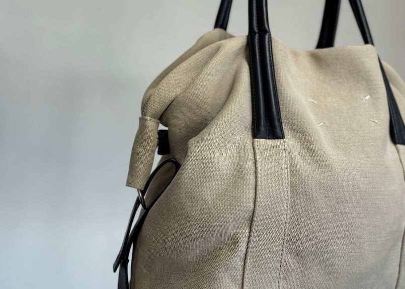 マルジェラ Margiela 12SS リネン ペンキ セーラーバッグ マルジェラ Margiela 12SS リネン ペンキ セーラーバッグ