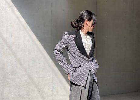 pacp rabamme 2021ss wide lapel jacket dead stock