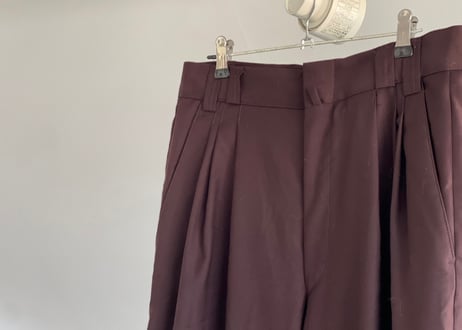 gianni versace "初期" bordeaux double set up suit
