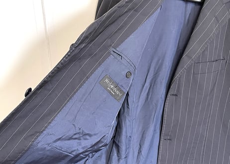 yves saint laurent  made in italy stripe jacket