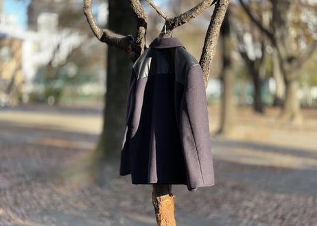 kostas murkudis leather wool jacket