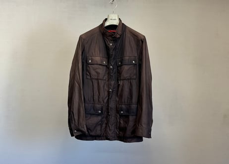 prada stand collar jacket
