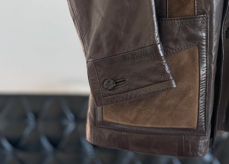 60–70s loewe leather coat