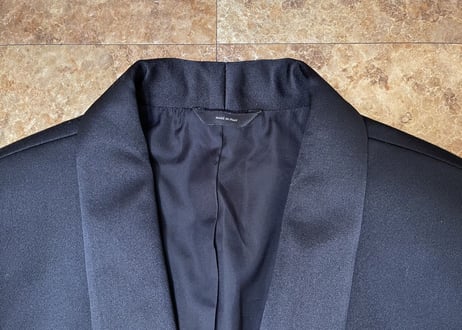 fendi 2021ss tuxedo set up suit dead stock
