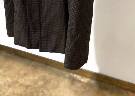lanvin check coat