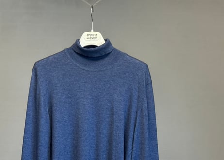 maison margiela elbow patch turtleneck knit