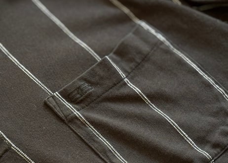 balenciaga logo stripe polo shirt