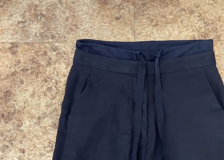 mm6 maison margiela linen wide pants