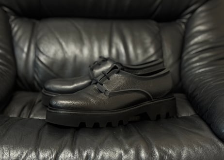 armani leather shose dead stock