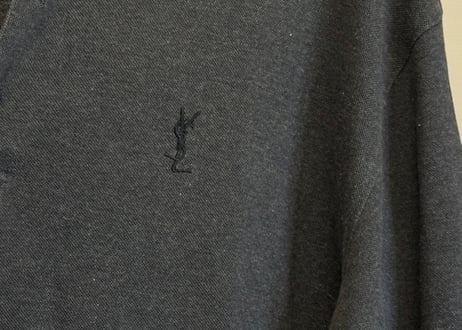 yves saint laurent YSL logo polo shirt