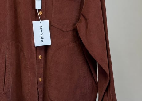 acne studios over size corduroy jacket dead stock