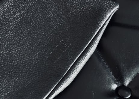 mm6 maison margiela leather shoulder bag