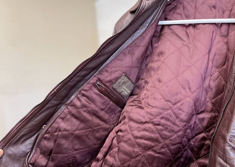 80s givenchy made in Italy leather jacket