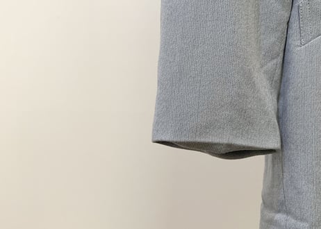 salvatore ferragamo no collar double jacket gray