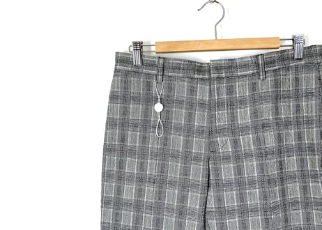 2019ss maison margiela gray check trousers dead stock